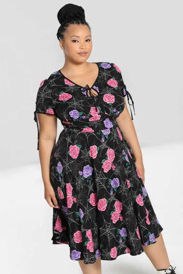 Hell Bunny Dresses | Dresses>Eloise Mid Dress Black