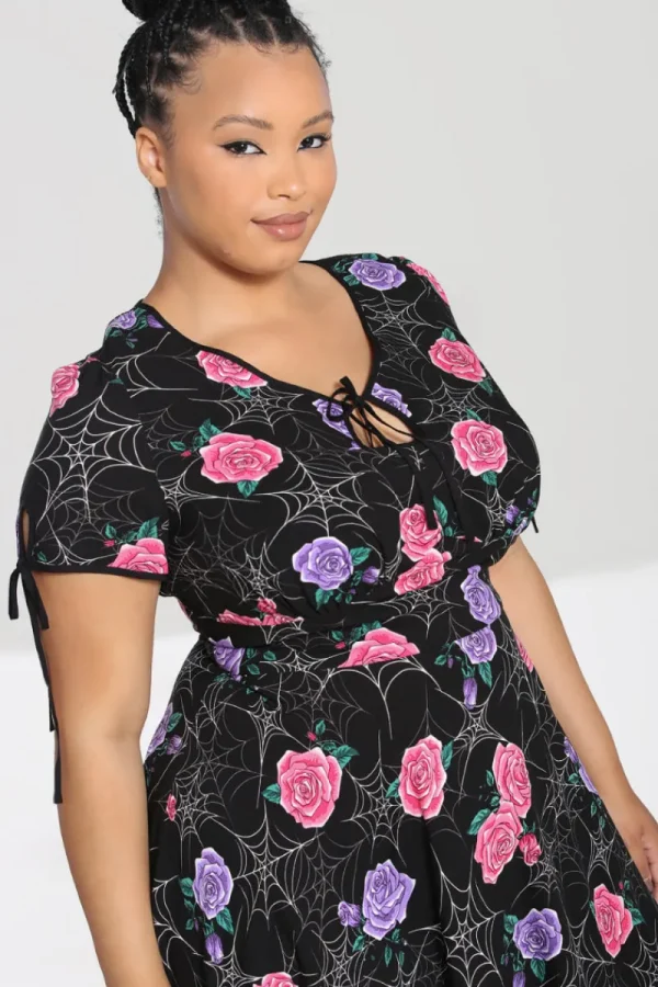 Hell Bunny Dresses | Dresses>Eloise Mid Dress Black