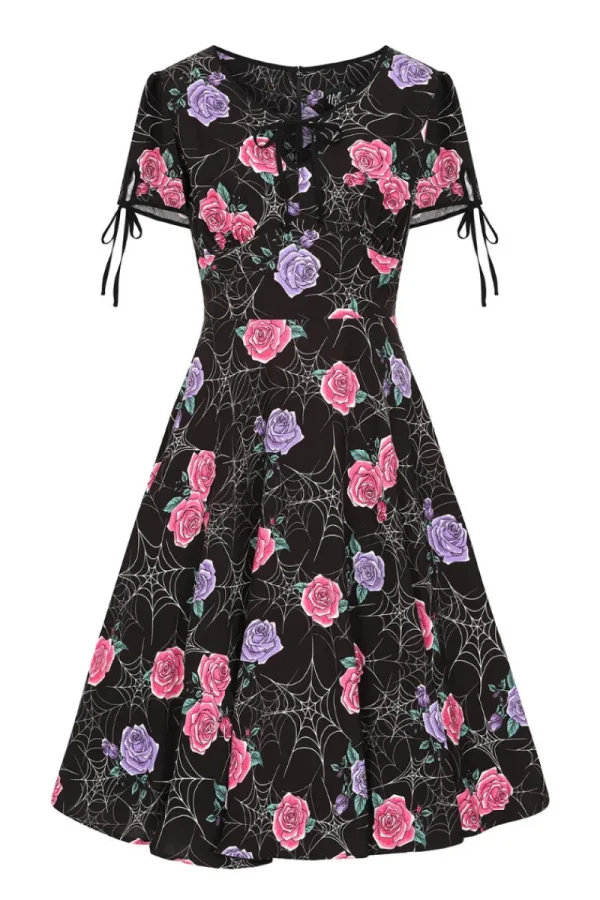 Hell Bunny Dresses | Dresses>Eloise Mid Dress Black