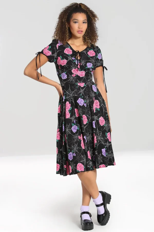 Hell Bunny Dresses | Dresses>Eloise Mid Dress Black