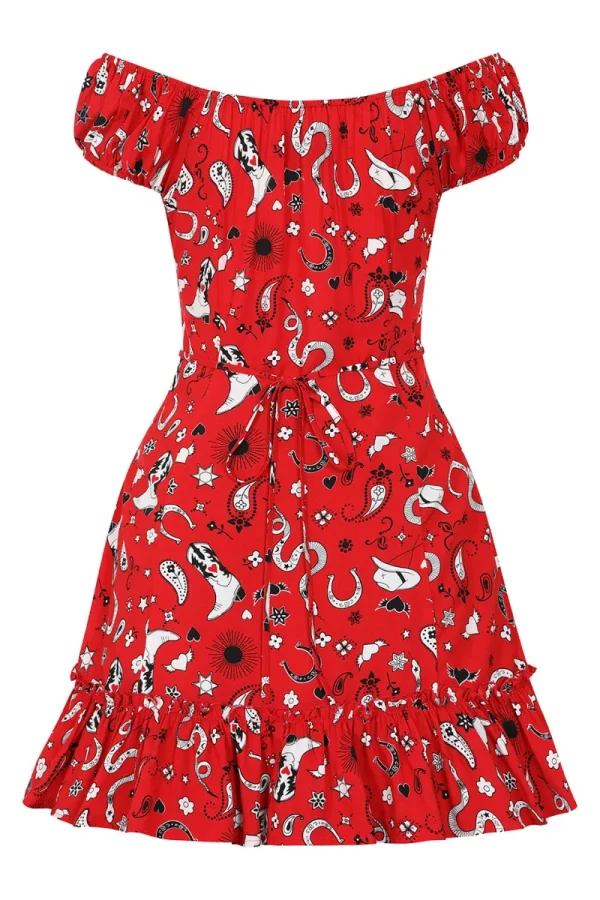 Hell Bunny Dresses | Dresses>Emmylou Mini Dress Red