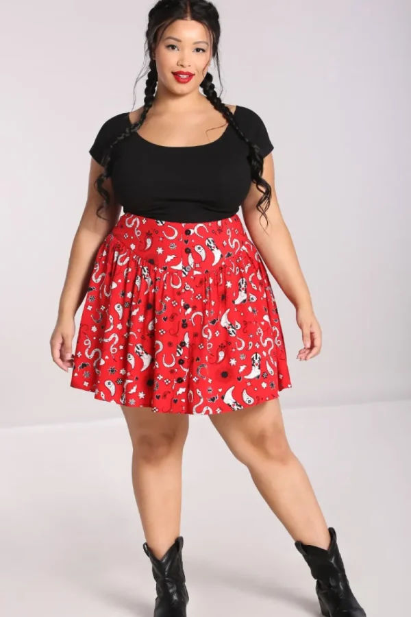 Hell Bunny Skirts | Skirts>Emmylou Skirt Red