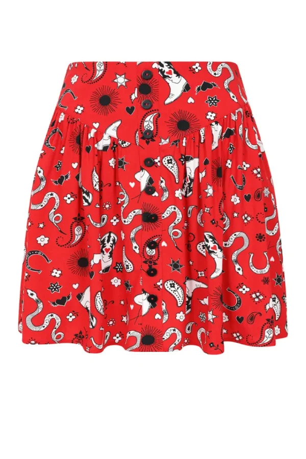 Hell Bunny Skirts | Skirts>Emmylou Skirt Red