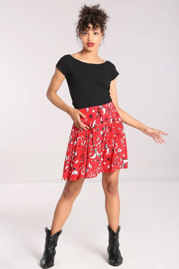 Hell Bunny Skirts | Skirts>Emmylou Skirt Red