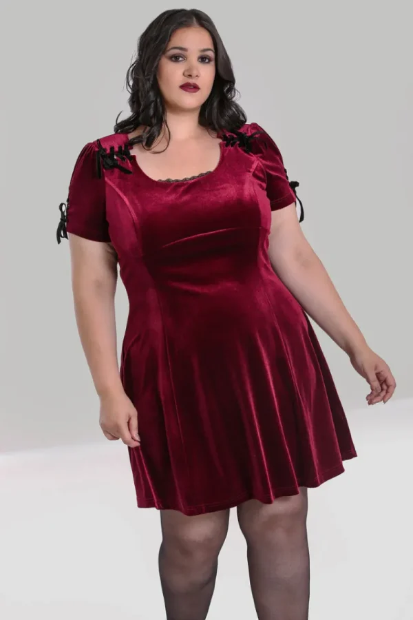 Hell Bunny Dresses | Dresses>Everly Mini Dress Wine