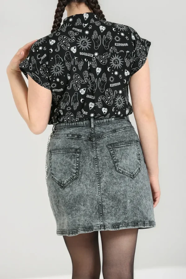 Hell Bunny Skirts | Denim>Finn Mini Skirt