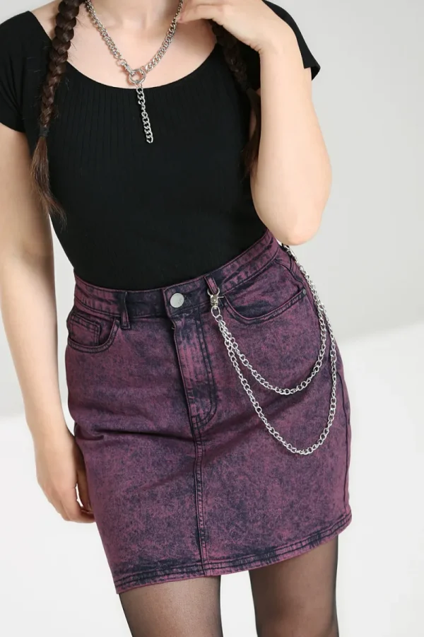 Hell Bunny Skirts | Denim>Finn Mini Skirt