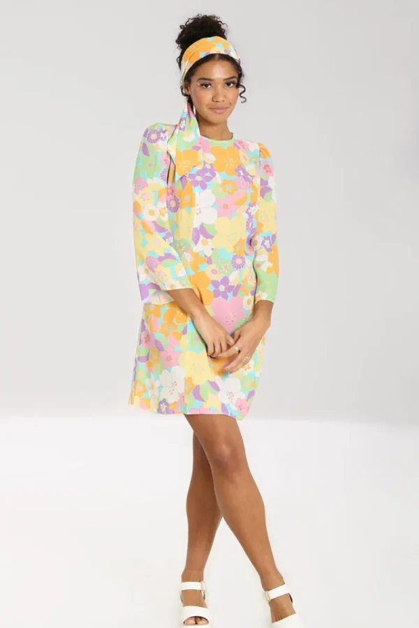 Hell Bunny Dresses>Florette Mini Dress MultiColour