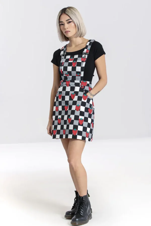 Hell Bunny Dresses | Dresses>Ginberry Pinafore dress Black