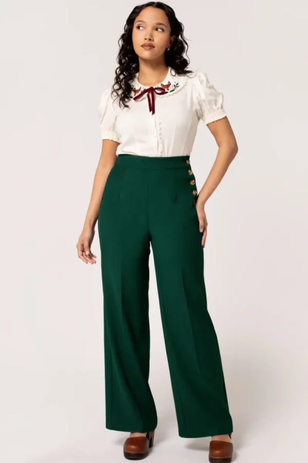 Hell Bunny Trousers & Shorts | Trousers & Shorts>Ginger Swing Trousers