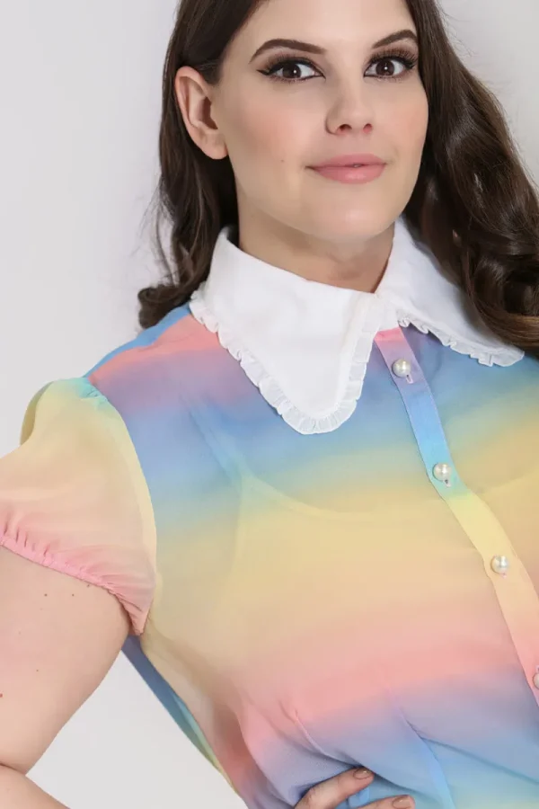 Hell Bunny Tops | Blouses>Halo Blouse MultiColour