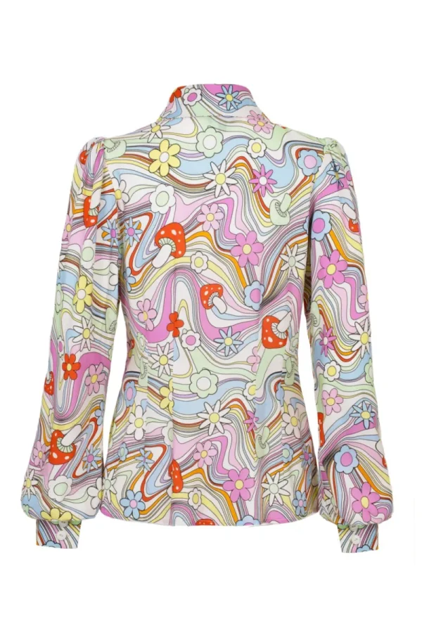 Hell Bunny Tops | Blouses>Happy Daze Blouse Multi