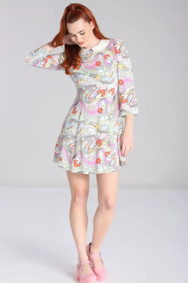 Hell Bunny Dresses>Happy Daze Dress Multi