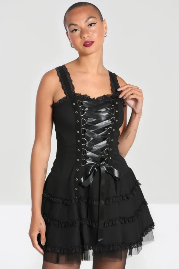 Hell Bunny Mini Dresses | Dresses>Harley Plain Dress Black