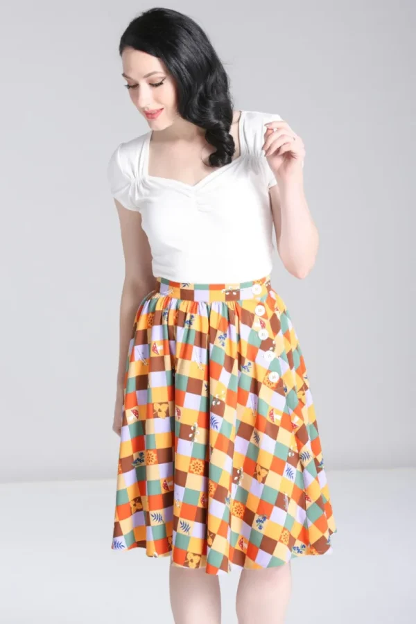 Hell Bunny Skirts | Skirts>Hawthorn Skirt MultiColour