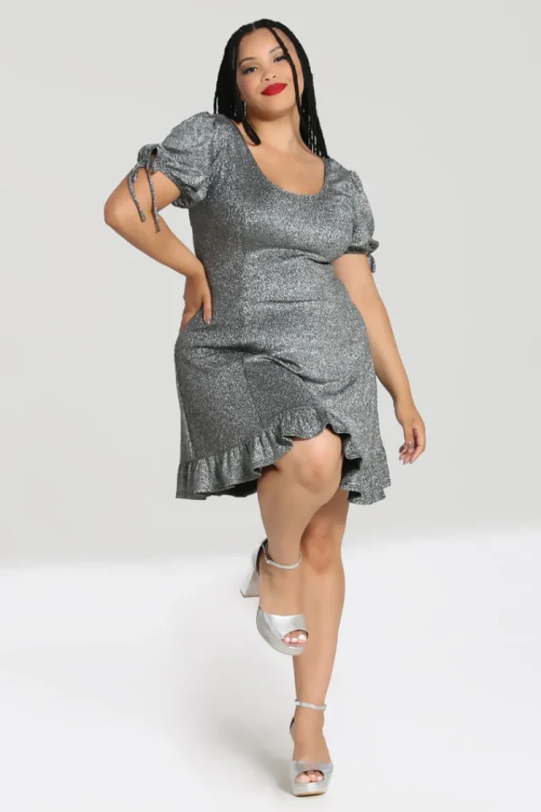 Hell Bunny Dresses | Dresses>Haze Mini Dress Silver