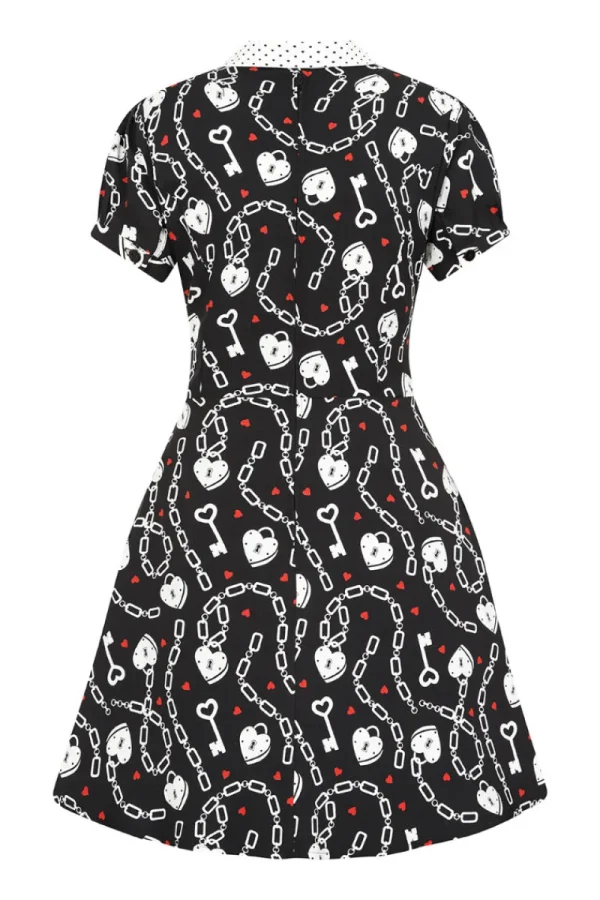 Hell Bunny Dresses | Dresses>Heart Lock Mini Dress Black