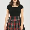 Hell Bunny Skirts | Skirts>Heather Mini Skirt Black