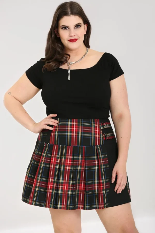 Hell Bunny Skirts | Skirts>Heather Mini Skirt Black