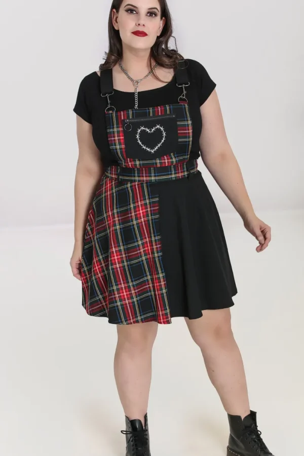 Hell Bunny Dresses | Dresses>Heather Pinafore Dress Black