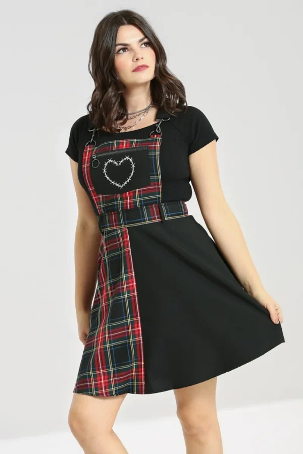 Hell Bunny Dresses | Dresses>Heather Pinafore Dress Black