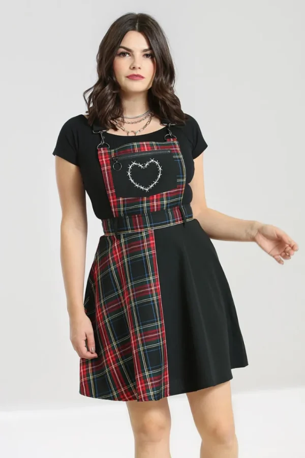 Hell Bunny Dresses | Dresses>Heather Pinafore Dress Black