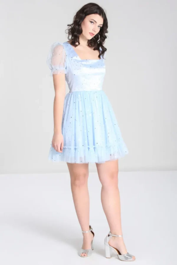 Hell Bunny Mini Dresses | Dresses>Infinity Mini Dress Blue