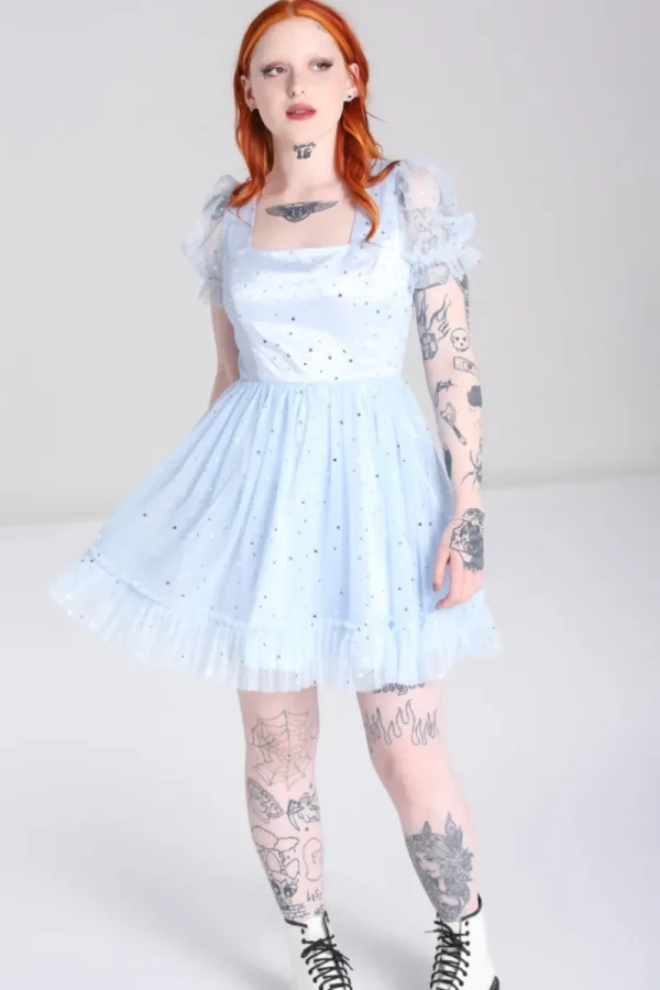 Hell Bunny Mini Dresses | Dresses>Infinity Mini Dress Blue