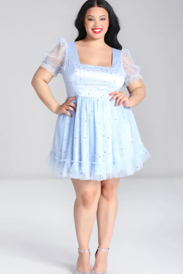 Hell Bunny Mini Dresses | Dresses>Infinity Mini Dress Blue