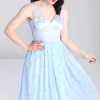 Hell Bunny Dresses | Midi Dresses>Infinity 50's Dress Blue