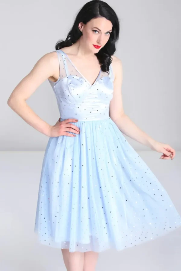 Hell Bunny Dresses | Midi Dresses>Infinity 50's Dress Blue