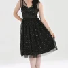 Hell Bunny Dresses>Infinity 50's Dress Black