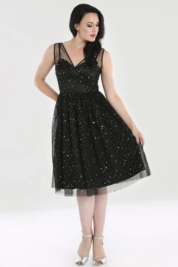 Hell Bunny Dresses>Infinity 50's Dress Black