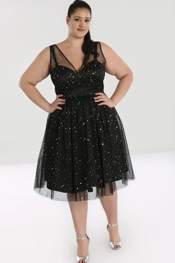 Hell Bunny Dresses>Infinity 50's Dress Black