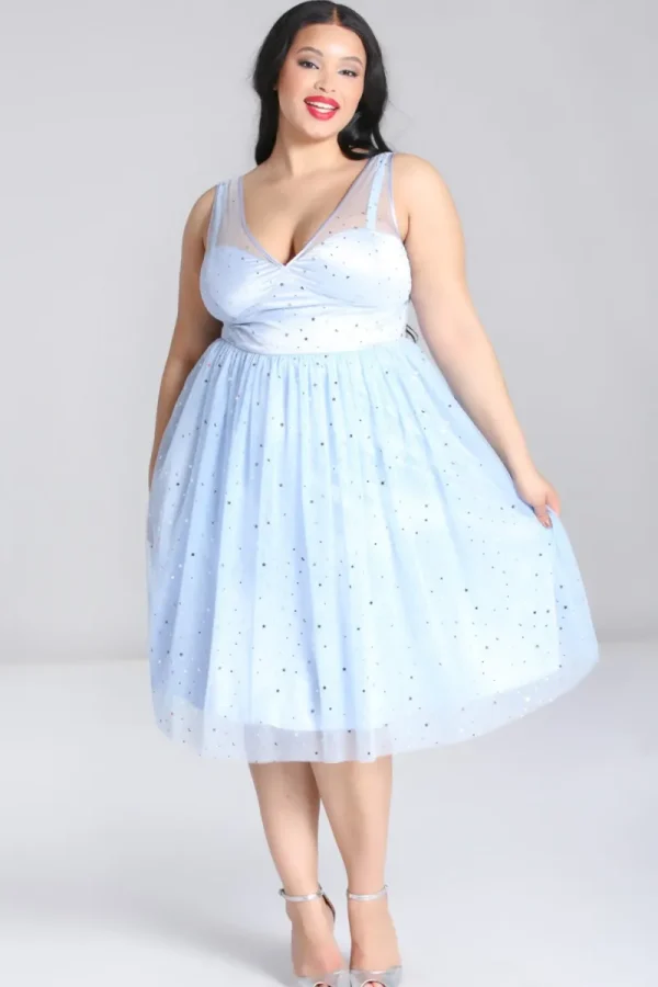 Hell Bunny Dresses | Midi Dresses>Infinity 50's Dress Blue