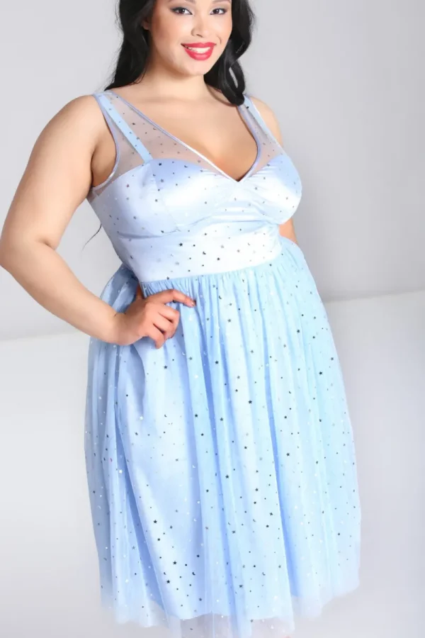 Hell Bunny Dresses | Midi Dresses>Infinity 50's Dress Blue