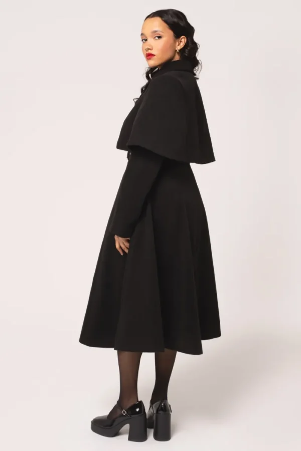 Hell Bunny Coats & Jackets | Coats & Jackets>Ingrid Coat Black