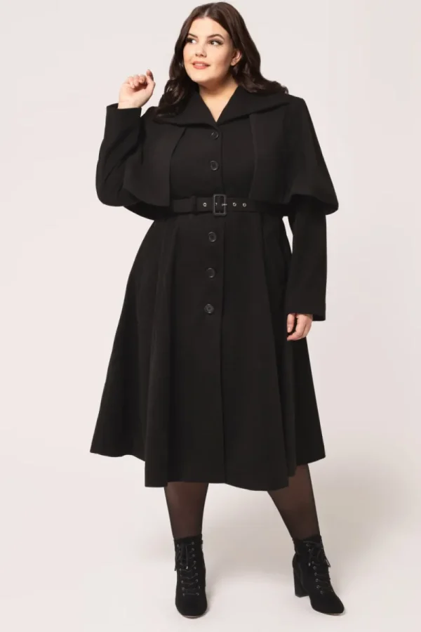 Hell Bunny Coats & Jackets | Coats & Jackets>Ingrid Coat Black