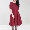 Hell Bunny Dresses | Dresses With Pockets>Irvine 50's Dress Red