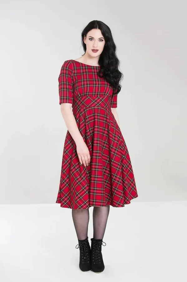 Hell Bunny Dresses | Dresses With Pockets>Irvine 50's Dress Red