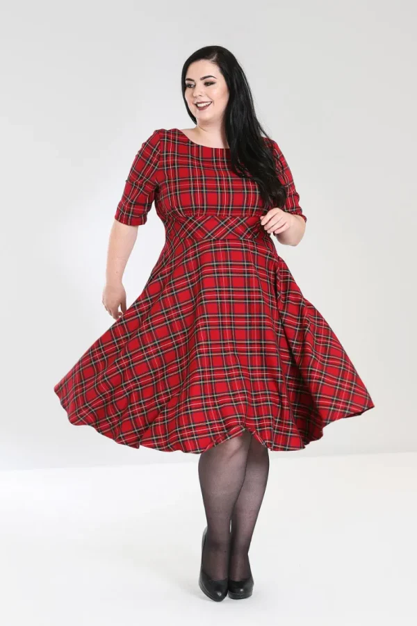 Hell Bunny Dresses | Dresses With Pockets>Irvine 50's Dress Red