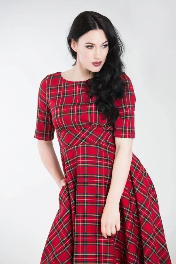 Hell Bunny Dresses | Dresses With Pockets>Irvine 50's Dress Red