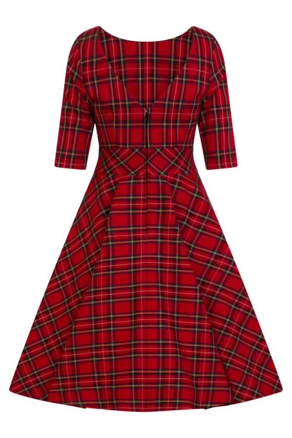 Hell Bunny Dresses | Dresses With Pockets>Irvine 50's Dress Red