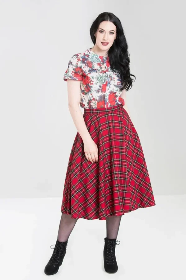 Hell Bunny Skirts | Skirts>Irvine 50's Skirt Red