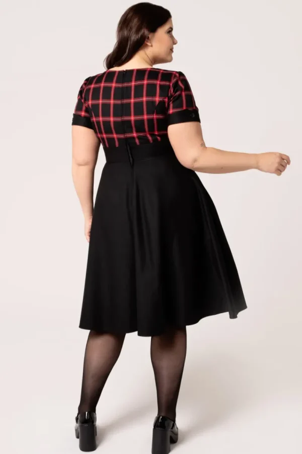 Hell Bunny Dresses | Vintage Dresses>Janine Dress Black/Red