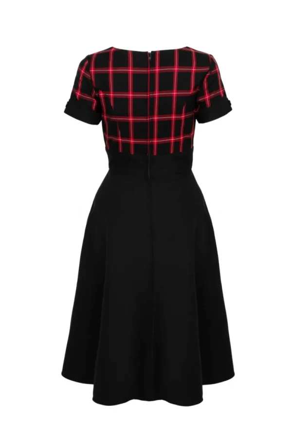 Hell Bunny Dresses | Vintage Dresses>Janine Dress Black/Red