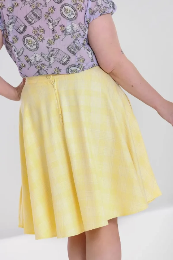 Hell Bunny Skirts | Skirts>Joy Mid Skirt Yellow