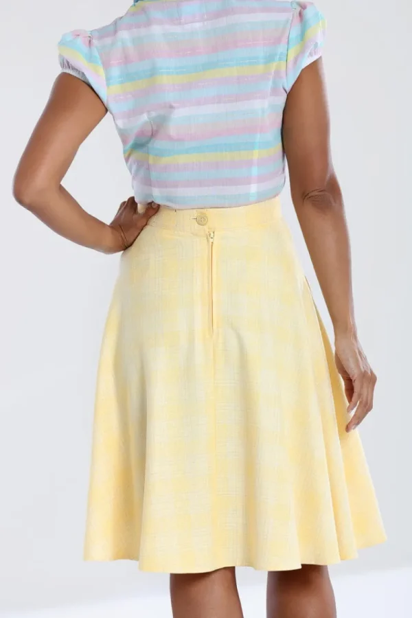 Hell Bunny Skirts | Skirts>Joy Mid Skirt Yellow