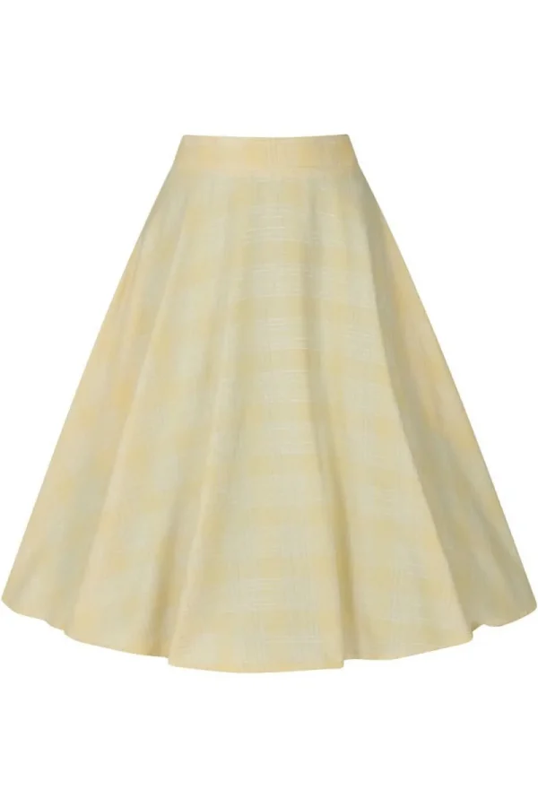 Hell Bunny Skirts | Skirts>Joy Mid Skirt Yellow