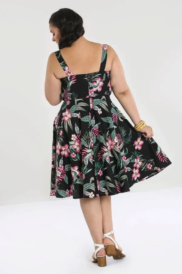 Hell Bunny Dresses | 50S Dresses>Kalani 50's Dress Black